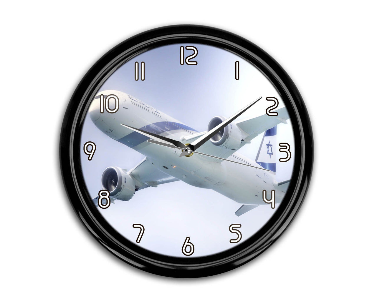 Close up to Israel Airways (El-al) Boeing 787 Printed Wall Clocks Aviation Shop 