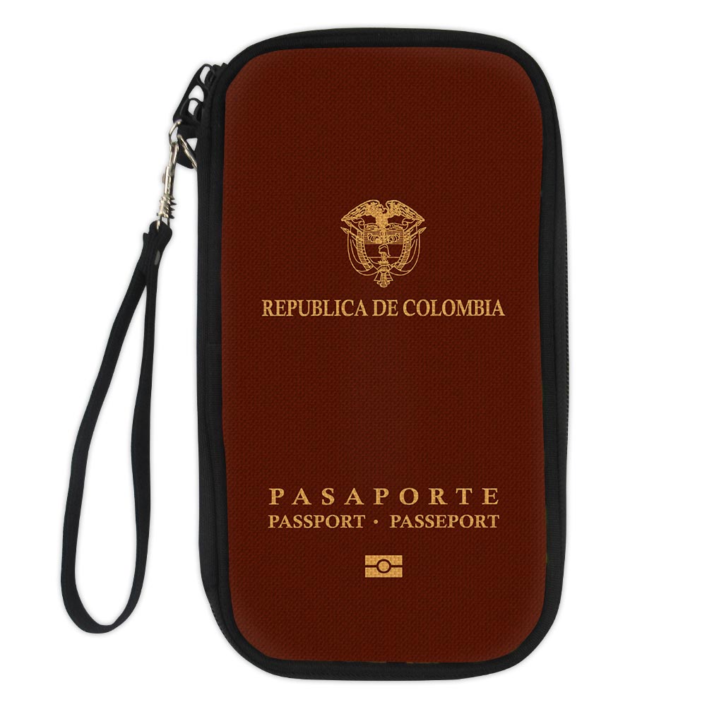 Colombia Passport Designed Travel Cases & Wallets