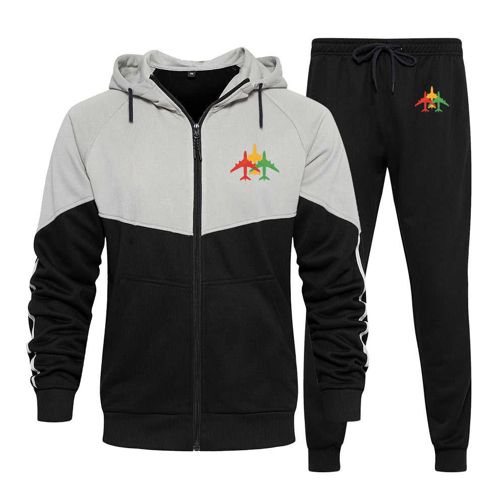 Colourful 3 Airplanes Designed Colourful Z. Hoodies & Sweatpants