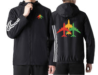 Thumbnail for Colourful 3 Airplanes Designed Sport Style Jackets