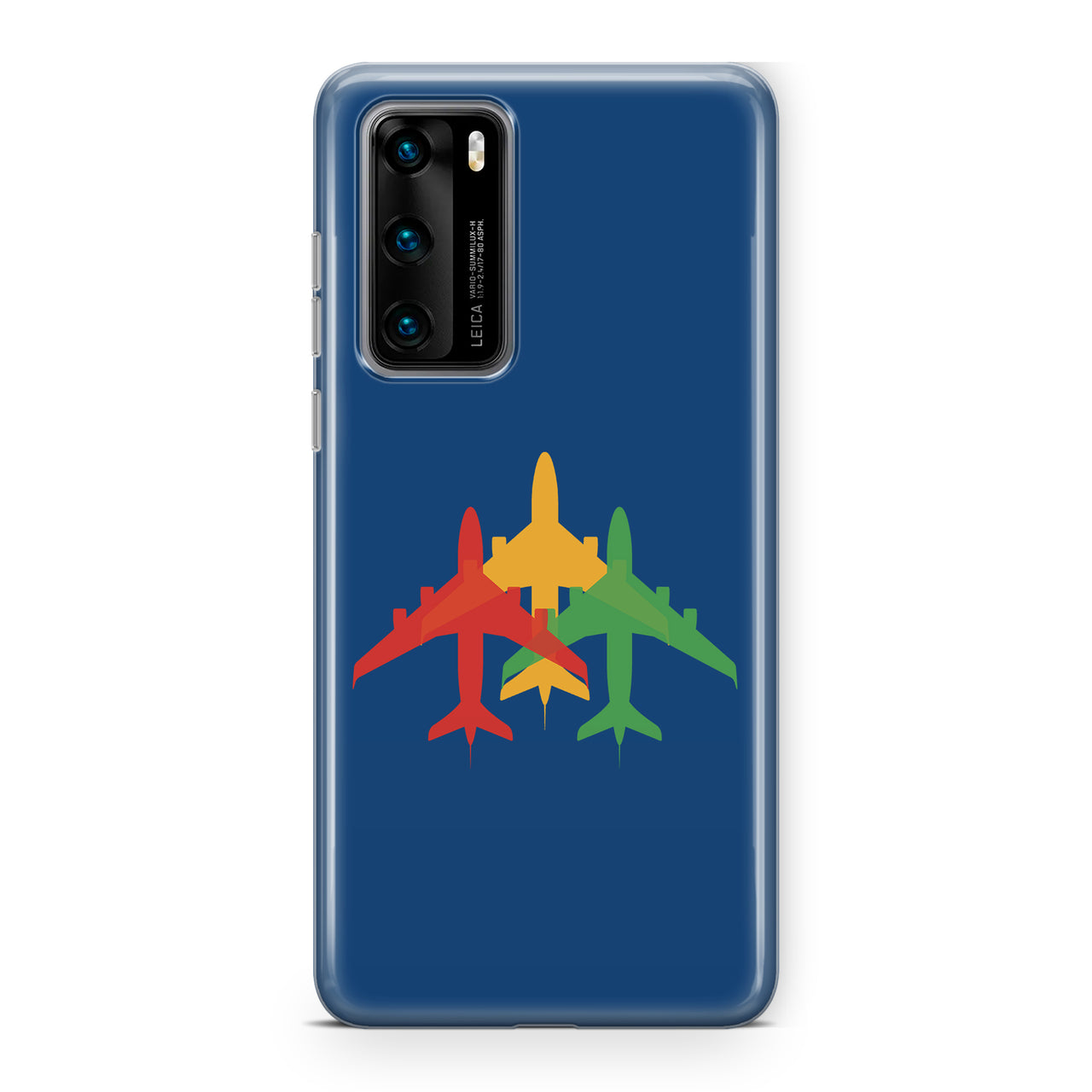 Colourful 3 Airplanes Designed Huawei Cases