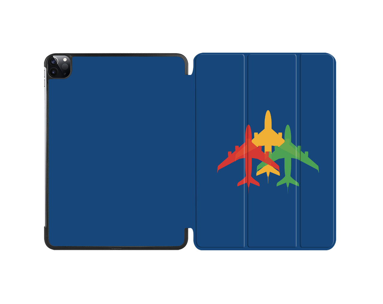 Colourful 3 Airplanes Designed iPad Cases