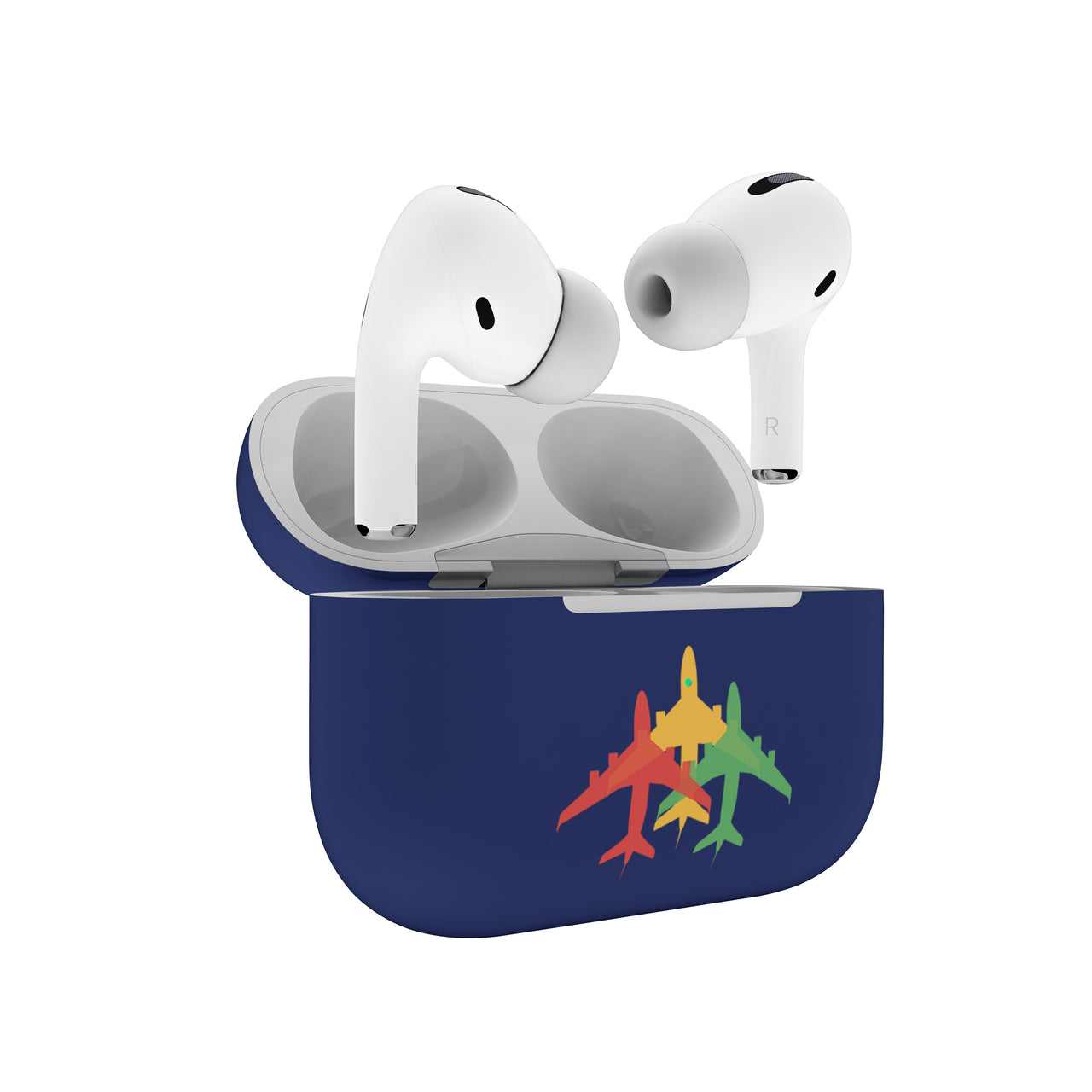 Colourful 3 Airplanes Designed AirPods "Pro" Cases