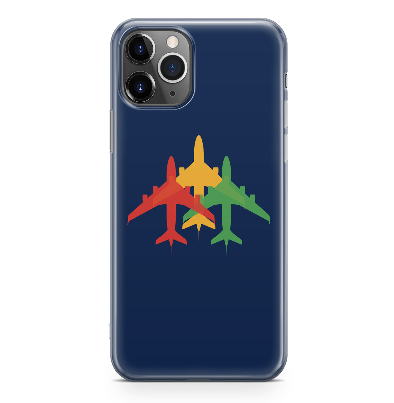 Colourful 3 Airplanes Designed iPhone Cases