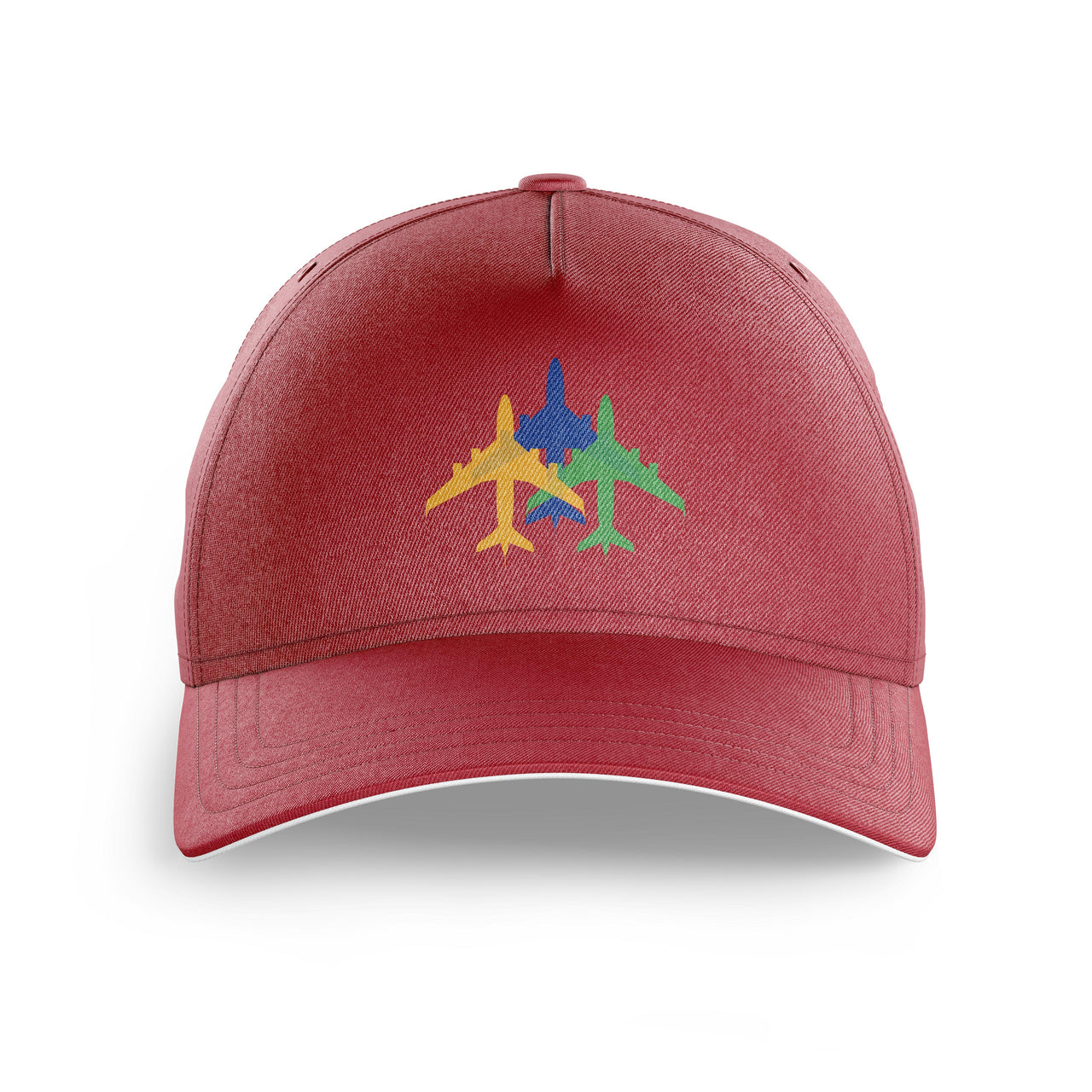 Colourful 3 Airplanes Printed Hats