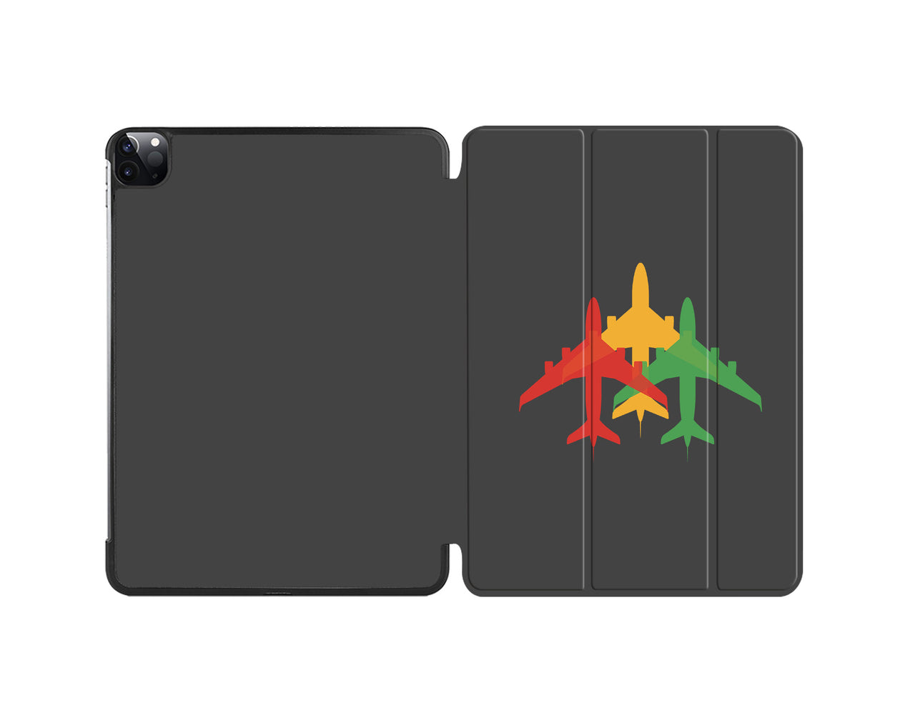 Colourful 3 Airplanes Designed iPad Cases