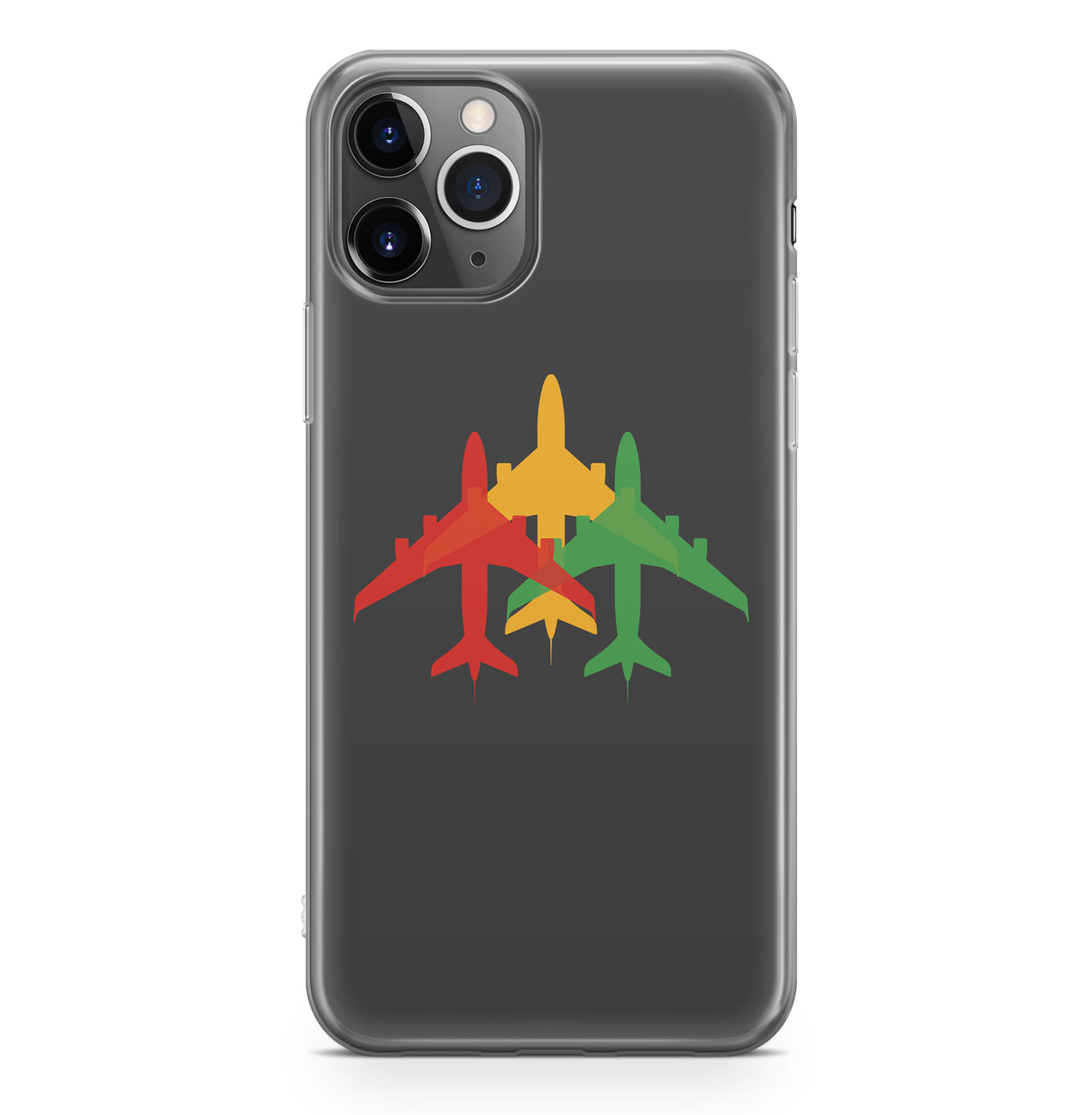 Colourful 3 Airplanes Designed iPhone Cases