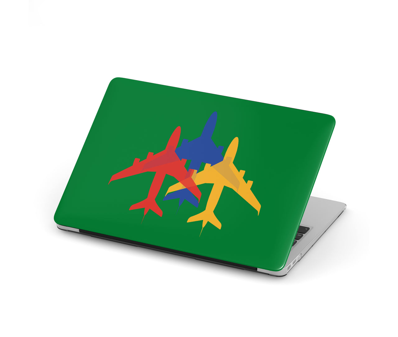 Colourful 3 Airplanes Designed Macbook Cases