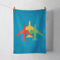 Thumbnail for Colourful 3 Airplanes Designed Towels