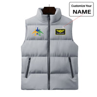 Thumbnail for Colourful 3 Airplanes Designed Puffy Vests