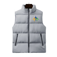 Thumbnail for Colourful 3 Airplanes Designed Puffy Vests