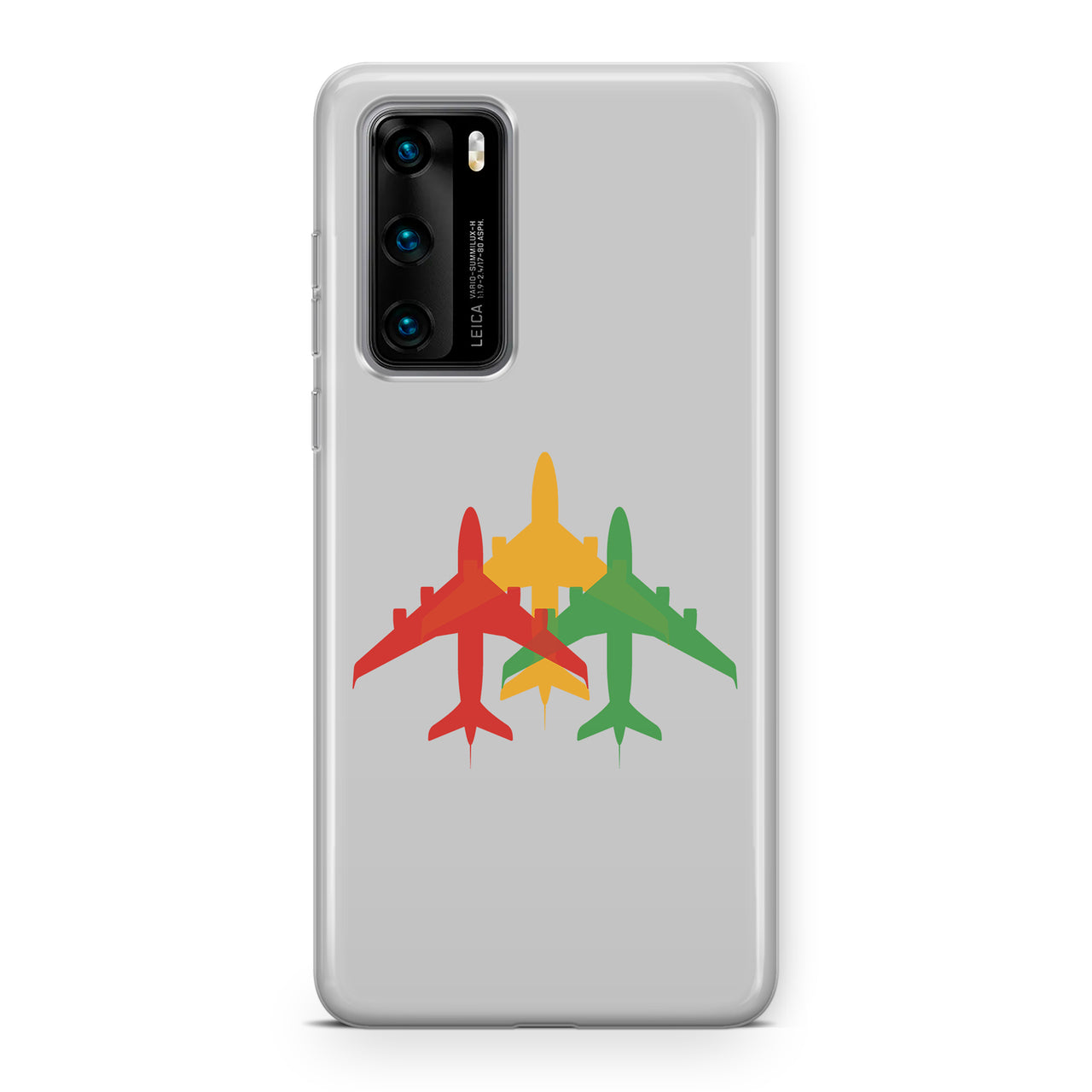 Colourful 3 Airplanes Designed Huawei Cases