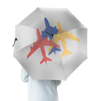 Thumbnail for Colourful 3 Airplanes Designed Umbrella