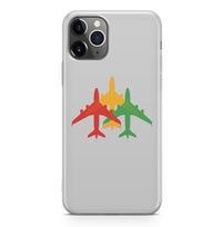Thumbnail for Colourful 3 Airplanes Designed iPhone Cases