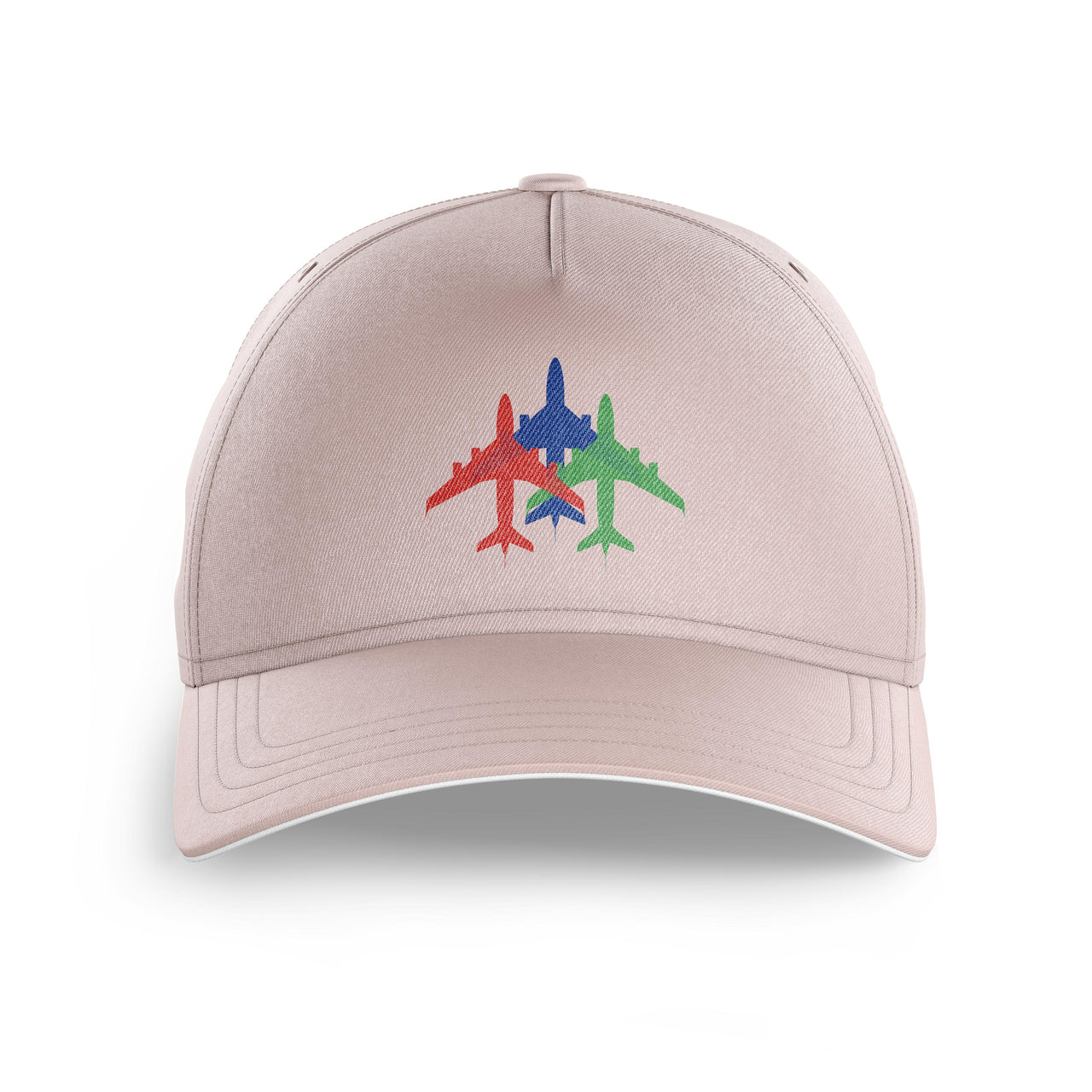 Colourful 3 Airplanes Printed Hats