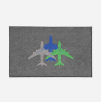 Thumbnail for Colourful 3 Airplanes Designed Door Mats