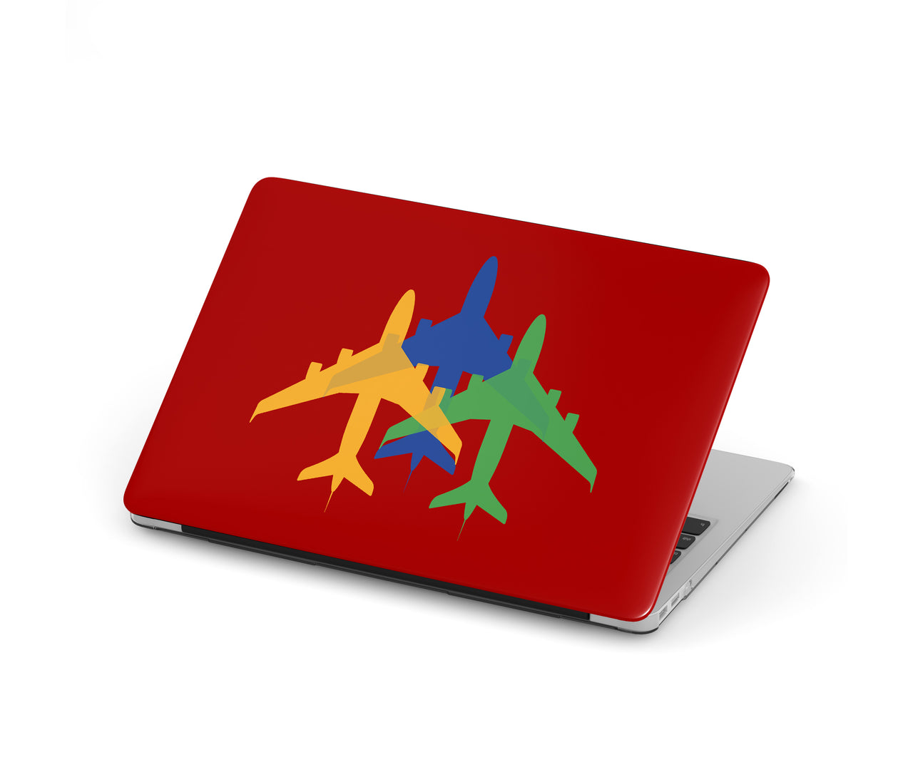 Colourful 3 Airplanes Designed Macbook Cases