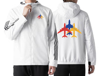 Thumbnail for Colourful 3 Airplanes Designed Sport Style Jackets