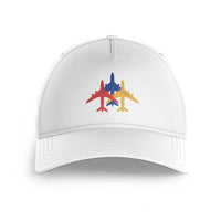 Thumbnail for Colourful 3 Airplanes Printed Hats