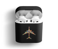 Thumbnail for Colourful Airplane Designed AirPods  Cases