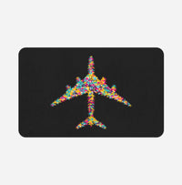 Thumbnail for Colourful Airplane Designed Bath Mats