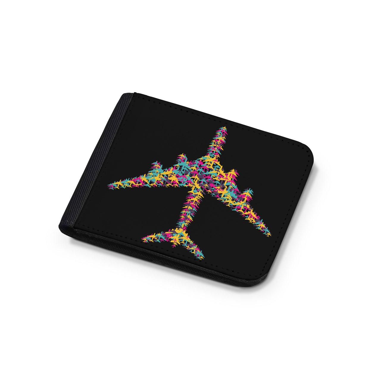 Colourful Airplane Designed Wallets