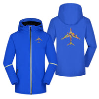 Thumbnail for Colourful Airplane Designed Rain Coats & Jackets