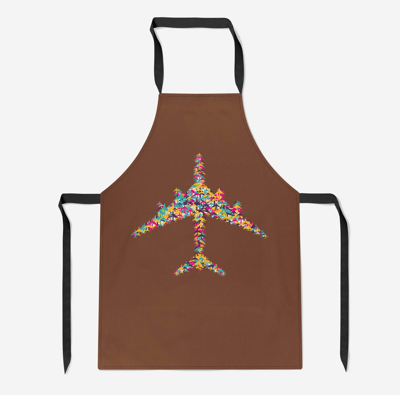 Colourful Airplane Designed Kitchen Aprons