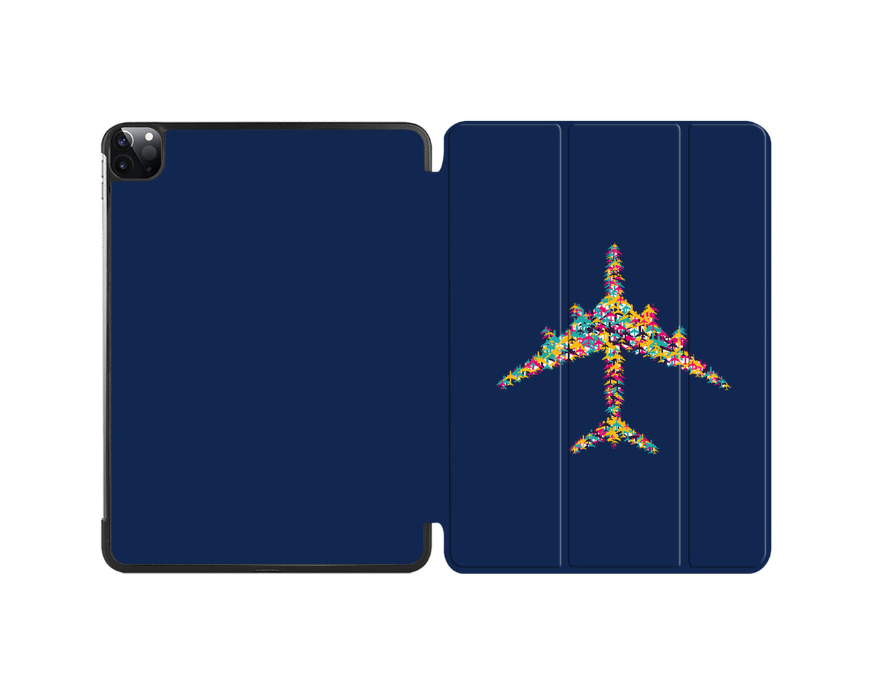Colourful Airplane Designed iPad Cases
