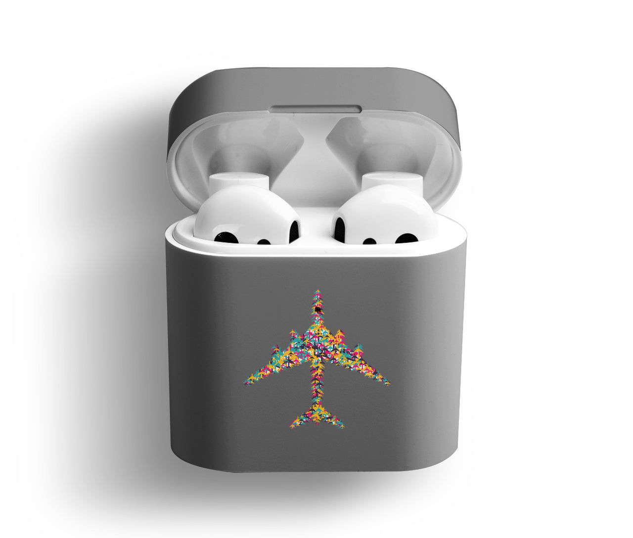 Colourful Airplane Designed AirPods  Cases