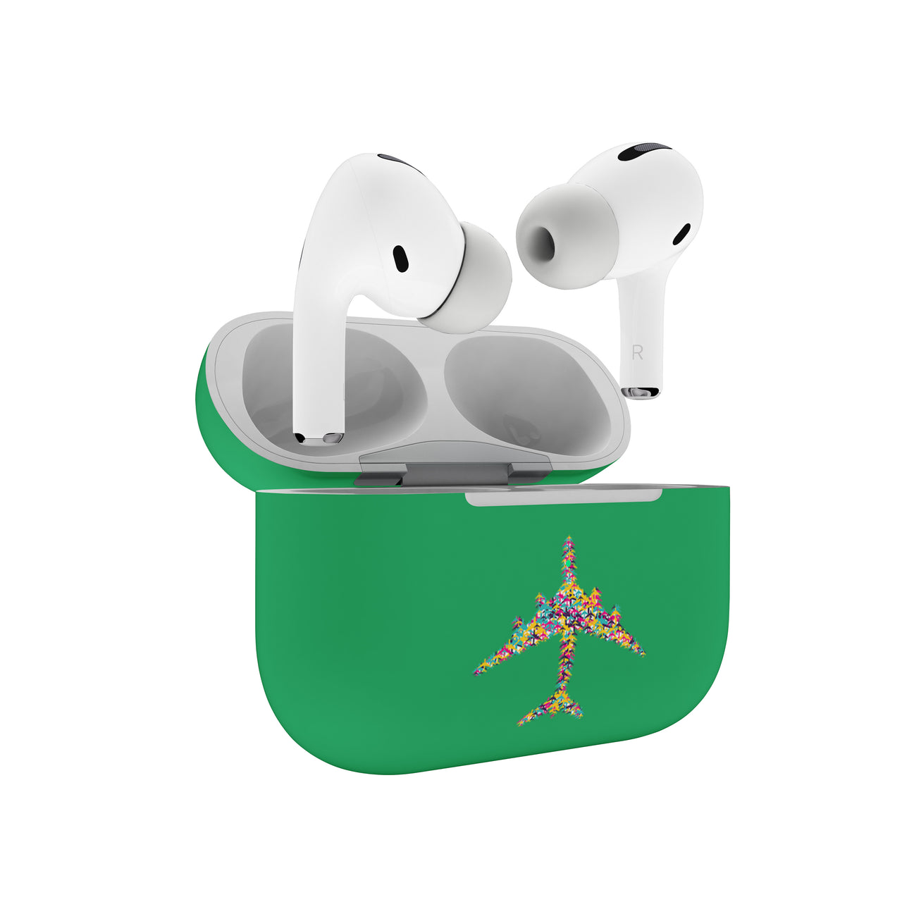 Colourful Airplane Designed AirPods  Cases