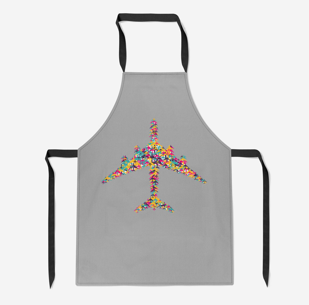 Colourful Airplane Designed Kitchen Aprons