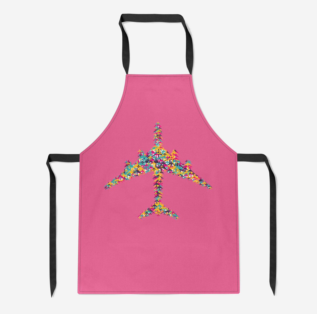 Colourful Airplane Designed Kitchen Aprons