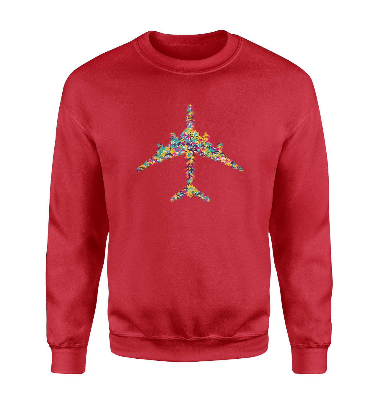 Colourful Airplane Designed Sweatshirts