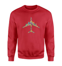 Thumbnail for Colourful Airplane Designed Sweatshirts