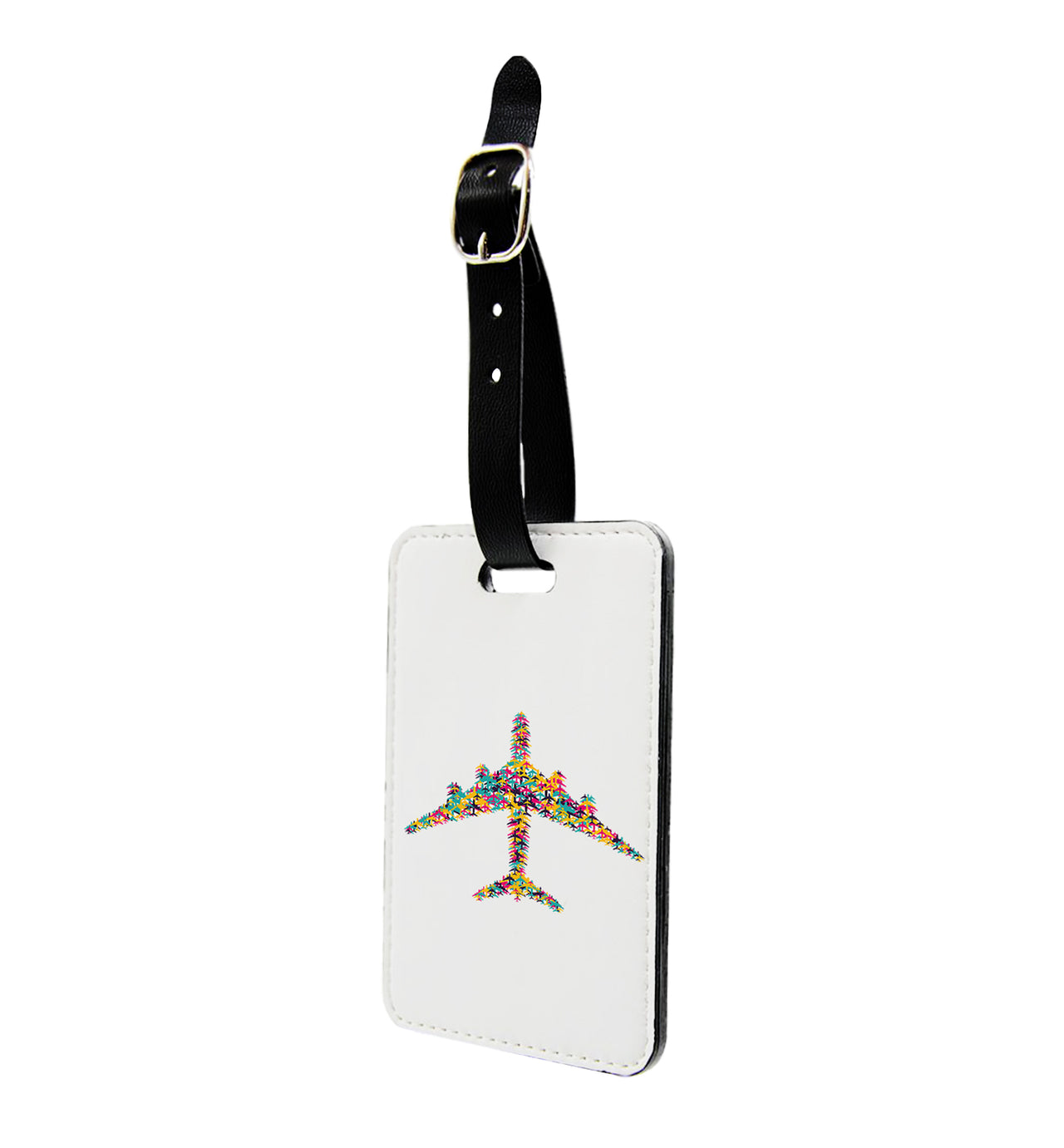 Colourful Airplane Designed Luggage Tag