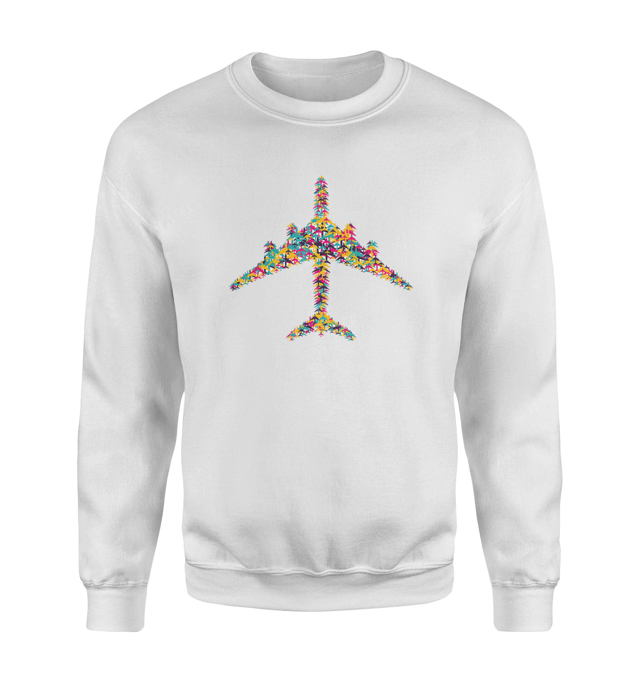 Colourful Airplane Designed Sweatshirts