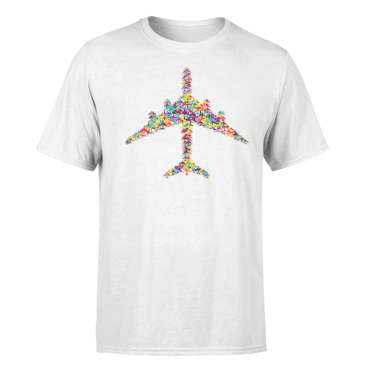 Colourful Airplane Designed T-Shirts