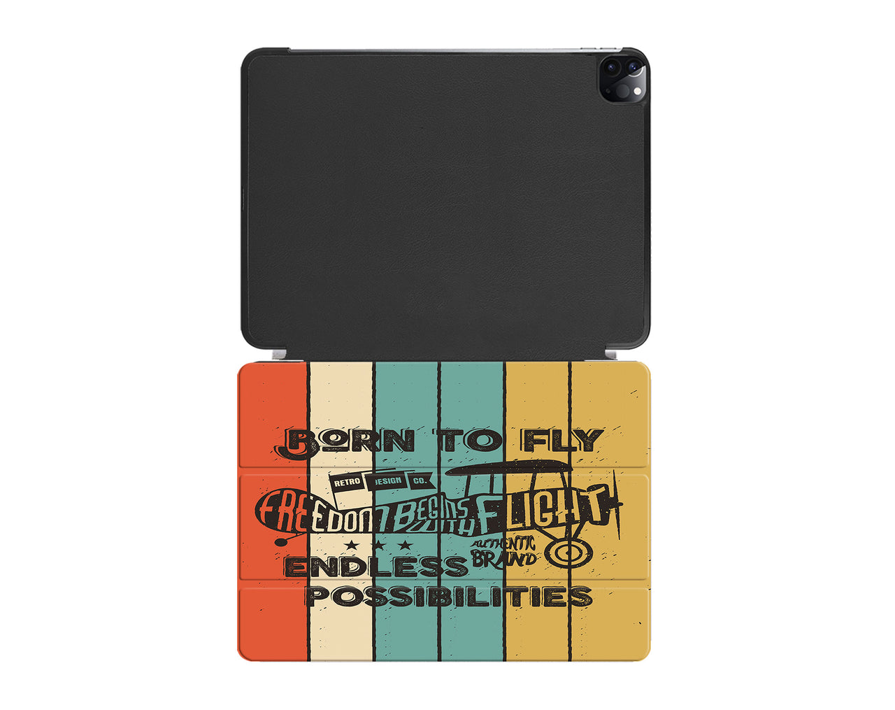 Colourful Born To Fly Designed iPad Cases