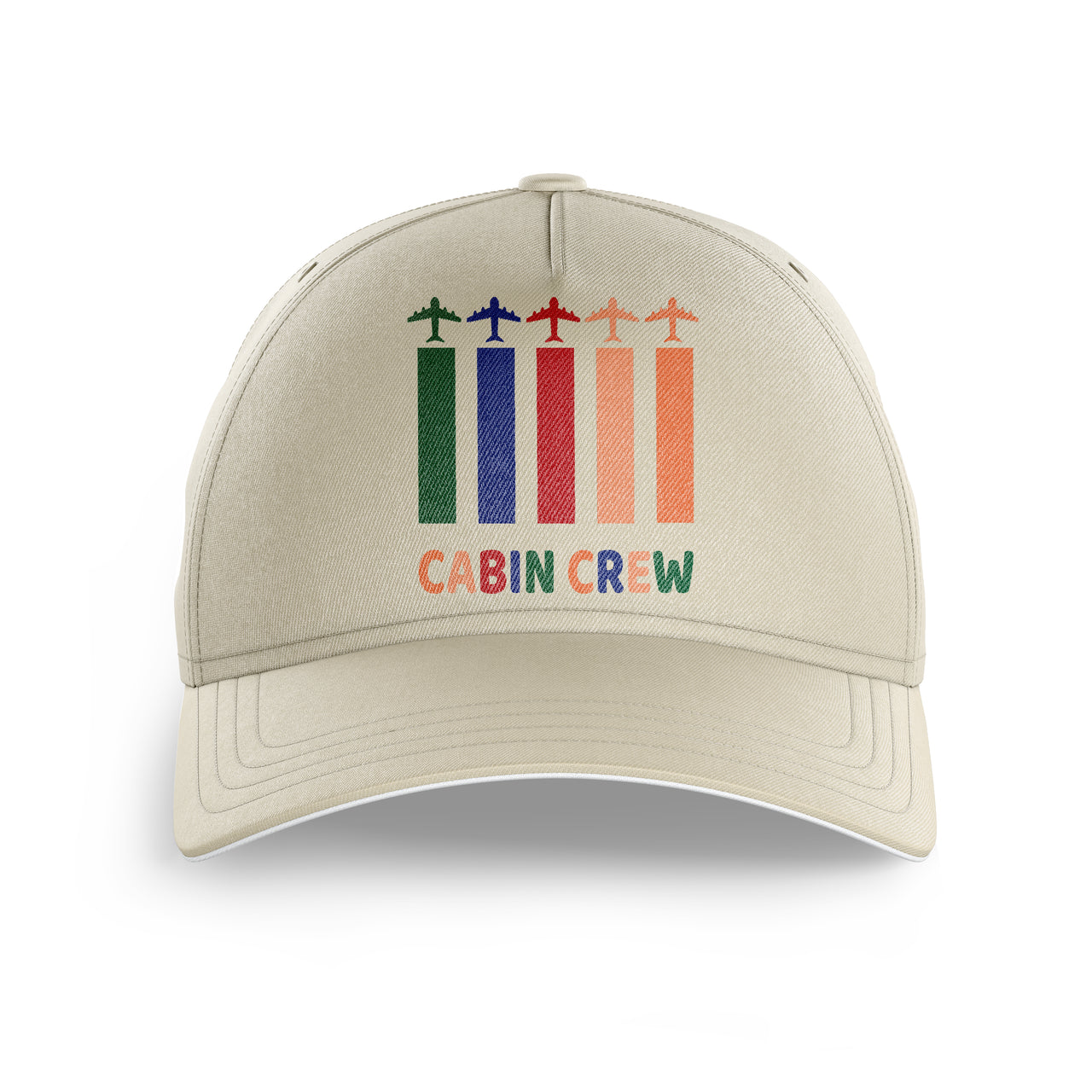 Colourful Cabin Crew Printed Hats