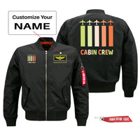 Thumbnail for Colourful Cabin Crew Designed Pilot Jackets (Customizable)