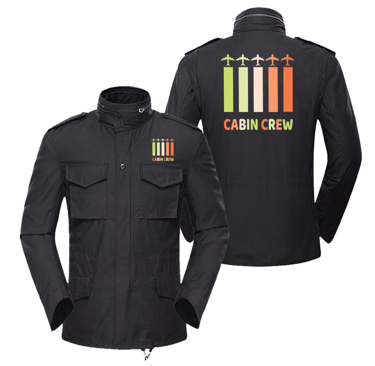 Colourful Cabin Crew Designed Military Coats