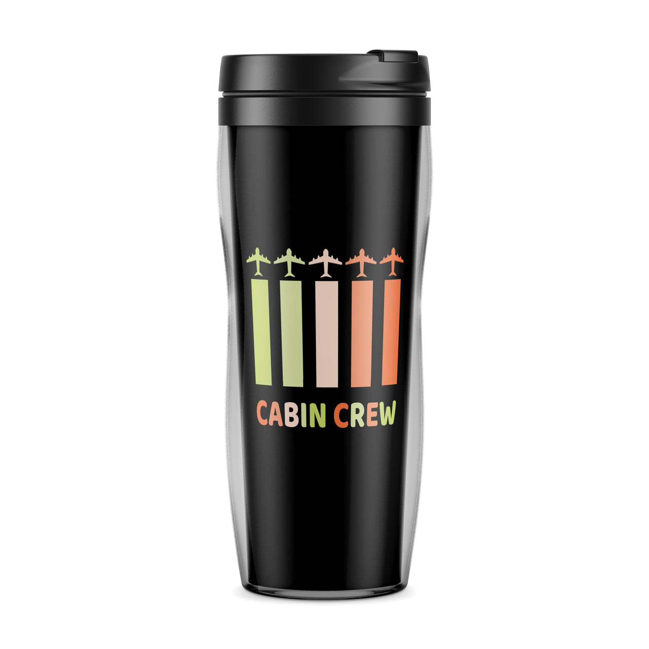 Colourful Cabin Crew Designed Travel Mugs