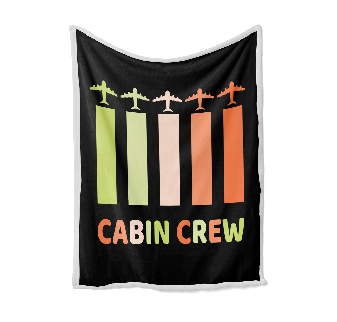 Colourful Cabin Crew Designed Bed Blankets & Covers