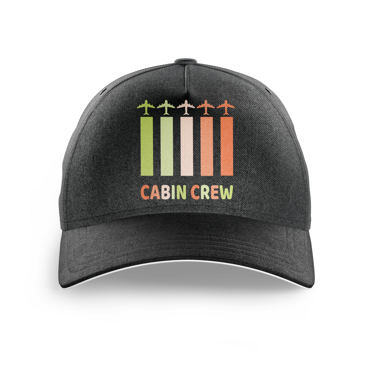 Colourful Cabin Crew Printed Hats