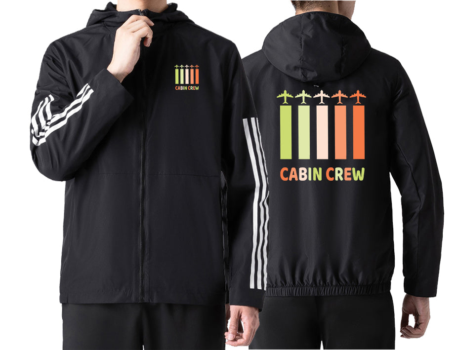 Colourful Cabin Crew Designed Sport Style Jackets