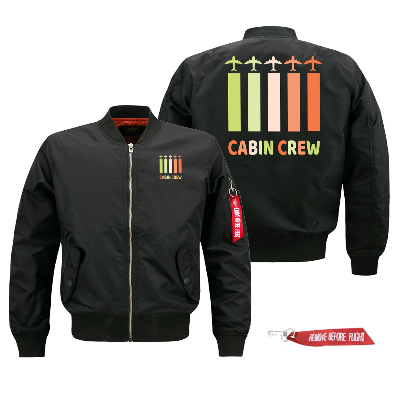 Colourful Cabin Crew Designed Pilot Jackets (Customizable)