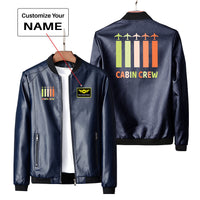 Thumbnail for Colourful Cabin Crew Designed PU Leather Jackets