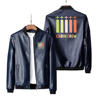 Thumbnail for Colourful Cabin Crew Designed PU Leather Jackets