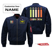 Thumbnail for Colourful Cabin Crew Designed Pilot Jackets (Customizable)